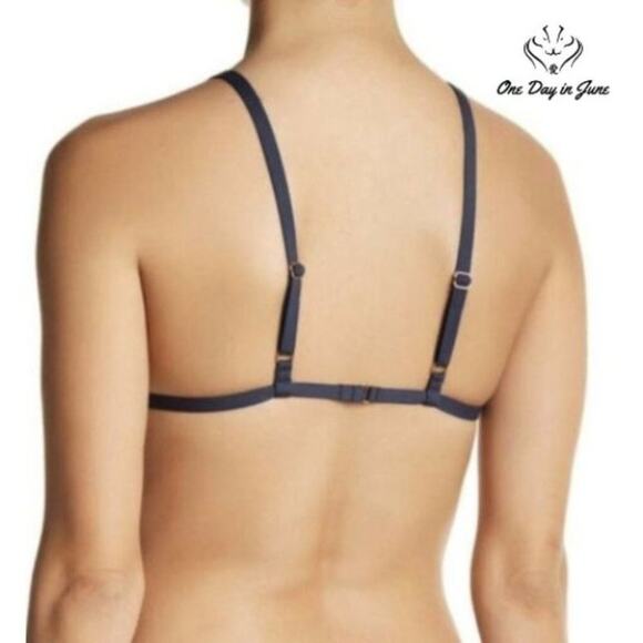 Tavik Jett Textured Triangle Swim Top Size L - Picture 2 of 2